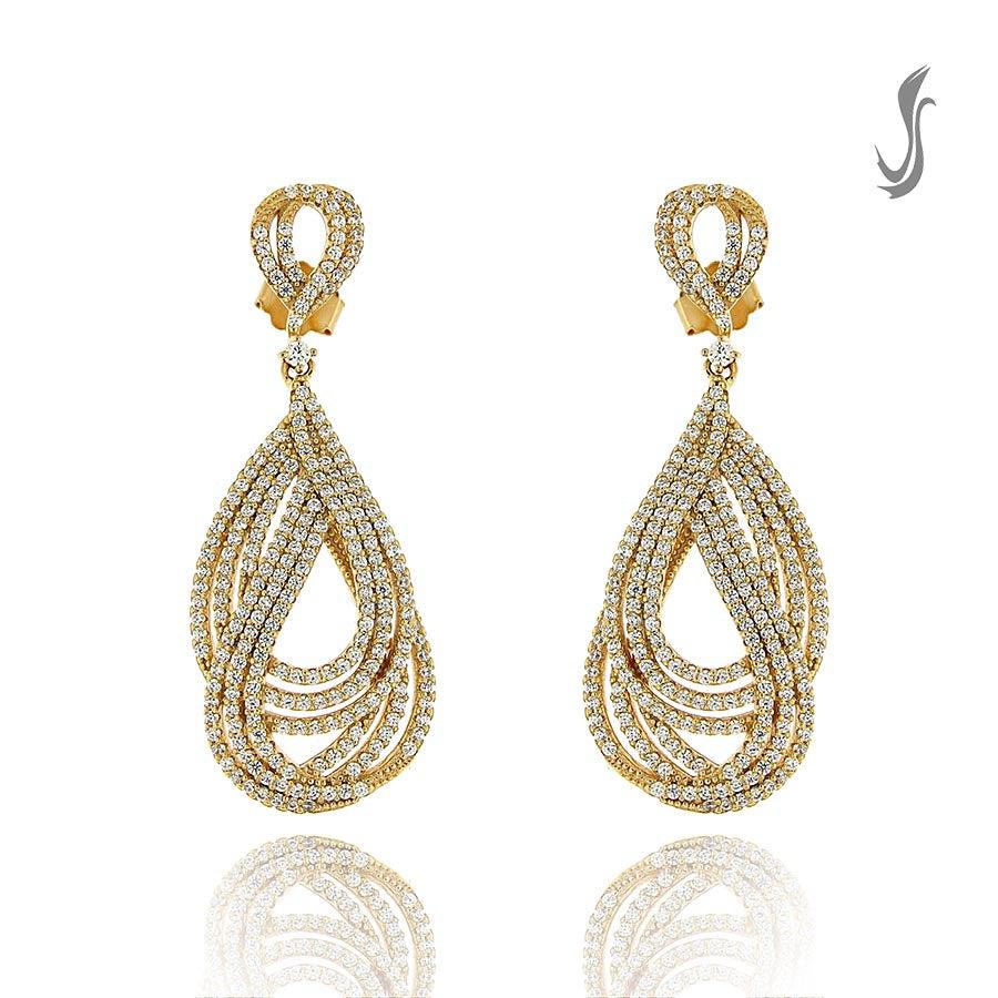 Orecchini argento zirconi
