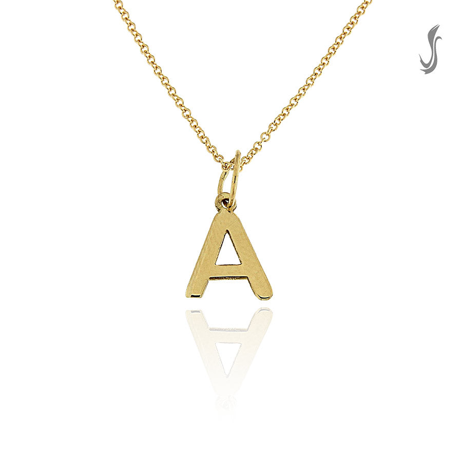 Collana con iniziale oro