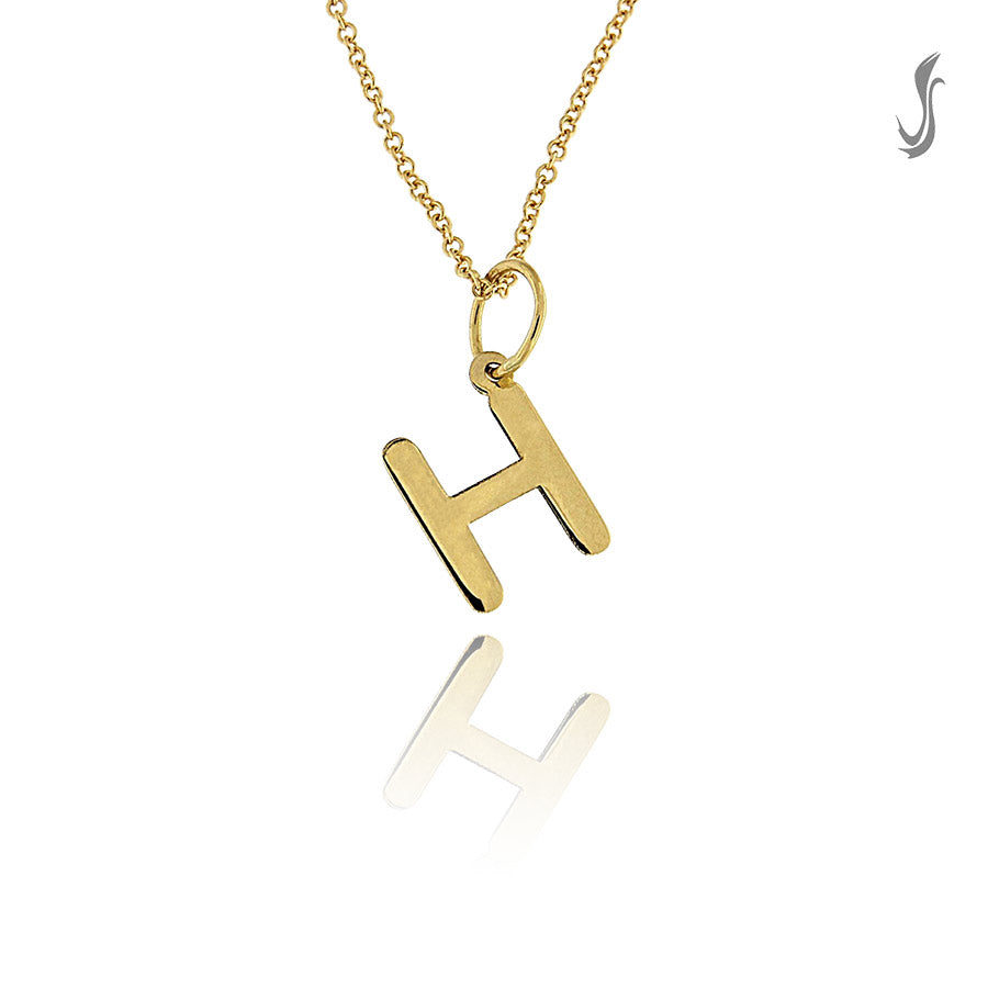 Girocollo con lettera H in Oro