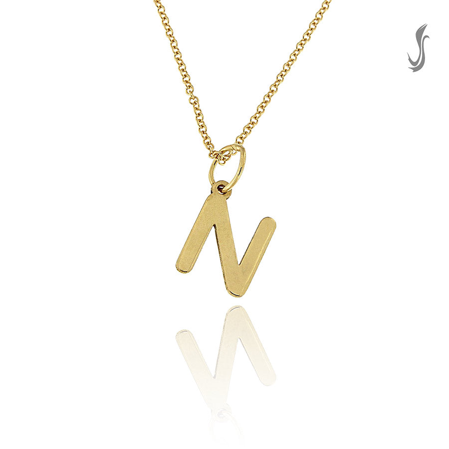 Girocollo con lettera N in Oro