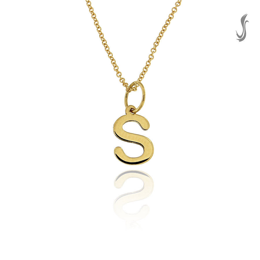 Girocollo con lettera S in Oro