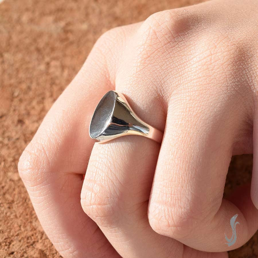 Anello Floreale Regolabile In Argento Sterling, Fatto A Mano In Argento 925 - Italia - Foto 9