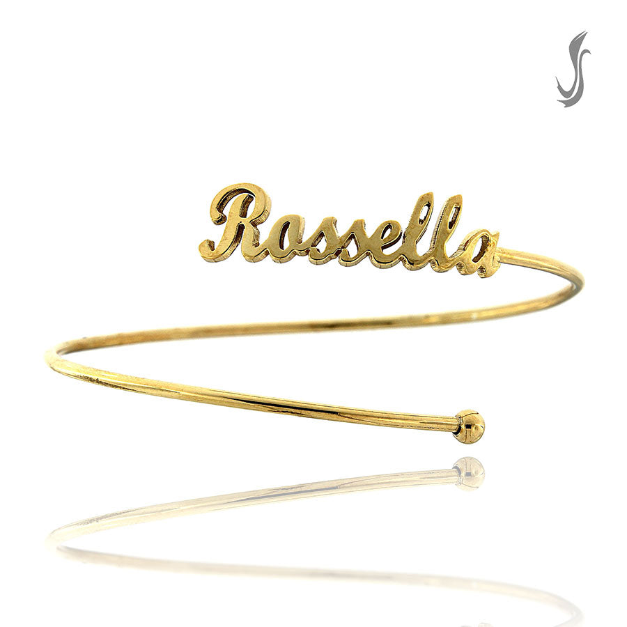 bracciale nome in argento