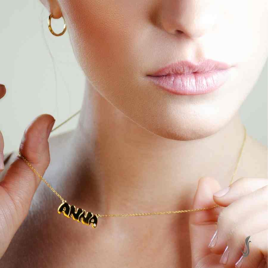 Jewelora Collana Infinity Personalizzata Con Nome E Pietre Di Nascita In Argento