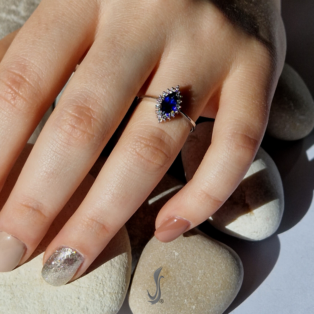 Anello zaffiro on sale