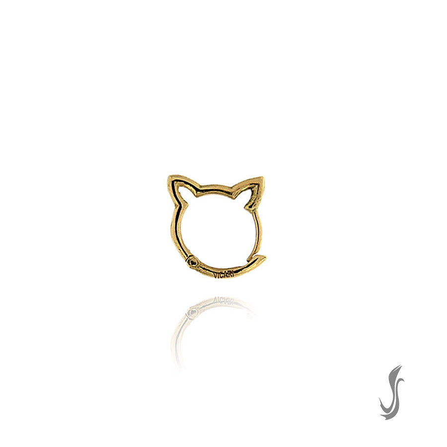 Orecchini in oro sterling certificato/ragazza/donna. Chiusura di Orecchini in oro sterling certificato/ragazza/donna. Chiusura di