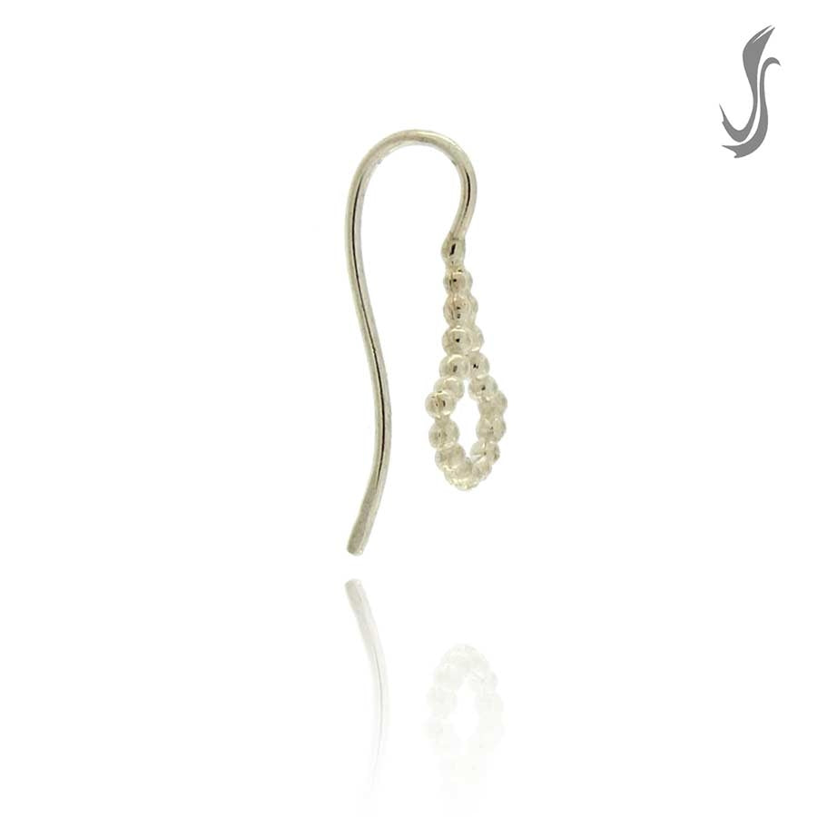 Bello London Cleo Orecchini A Clip Argento Con Pietra Chiara E Cristalli – Per Orecchie Non Forate - 5