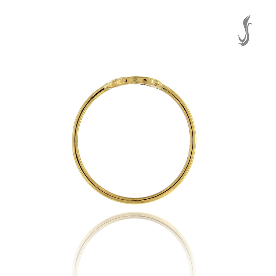 anello in oro minimale