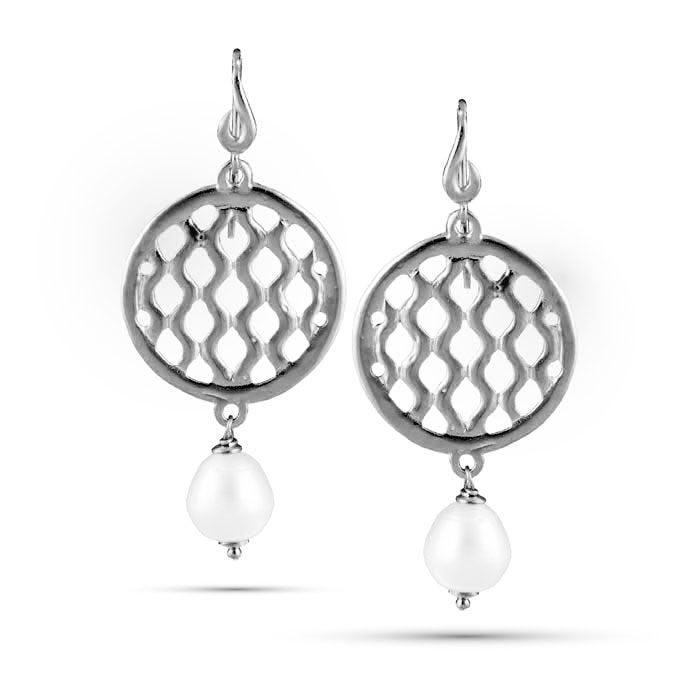 Orecchini in Argento e Perle